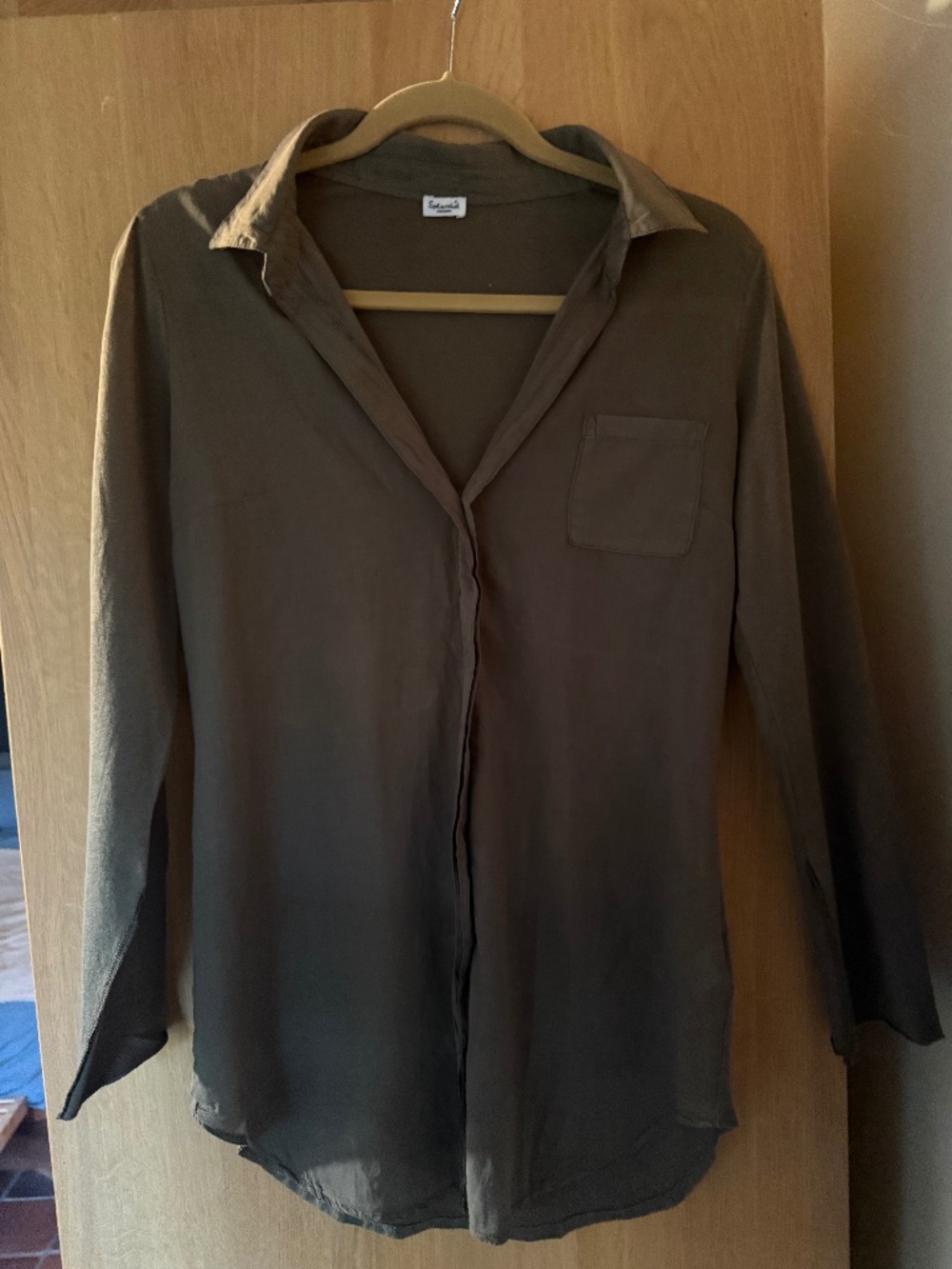 SPLENDID Kacki Green Blouse